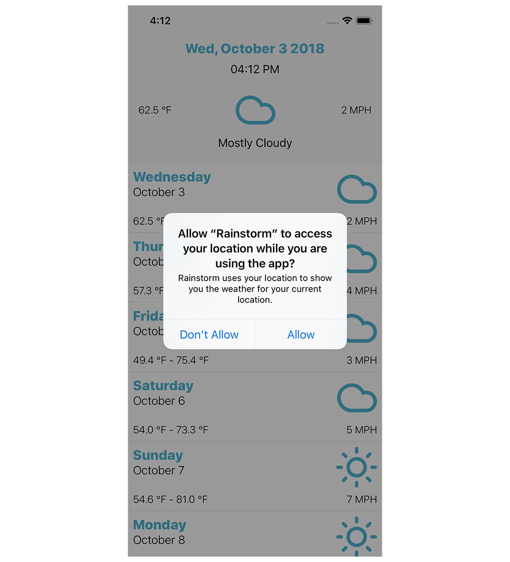 The application prompts the user with a dialog you have probably seen dozens if not hundreds of times.