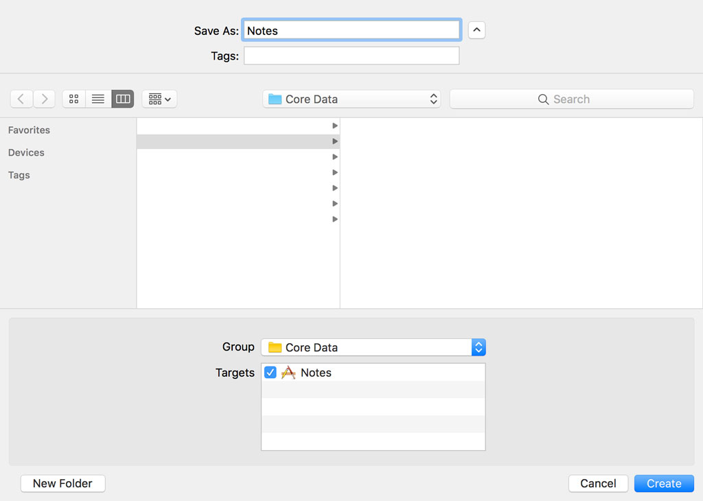 Naming the Data Model Notes