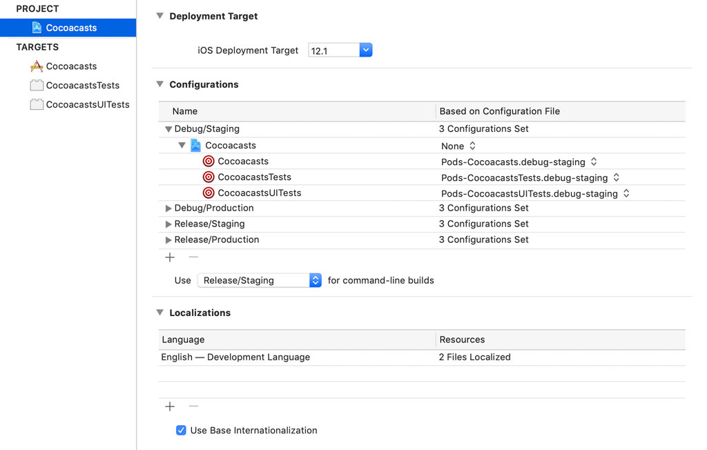 Using .xcconfig Files